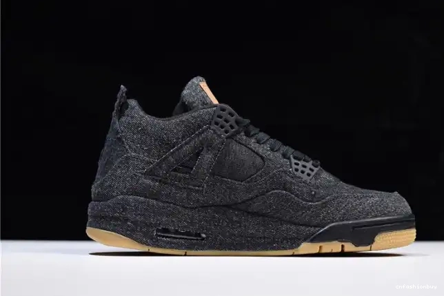 'black' AO2571-001 Air Jordan x 4 Levi's 0701